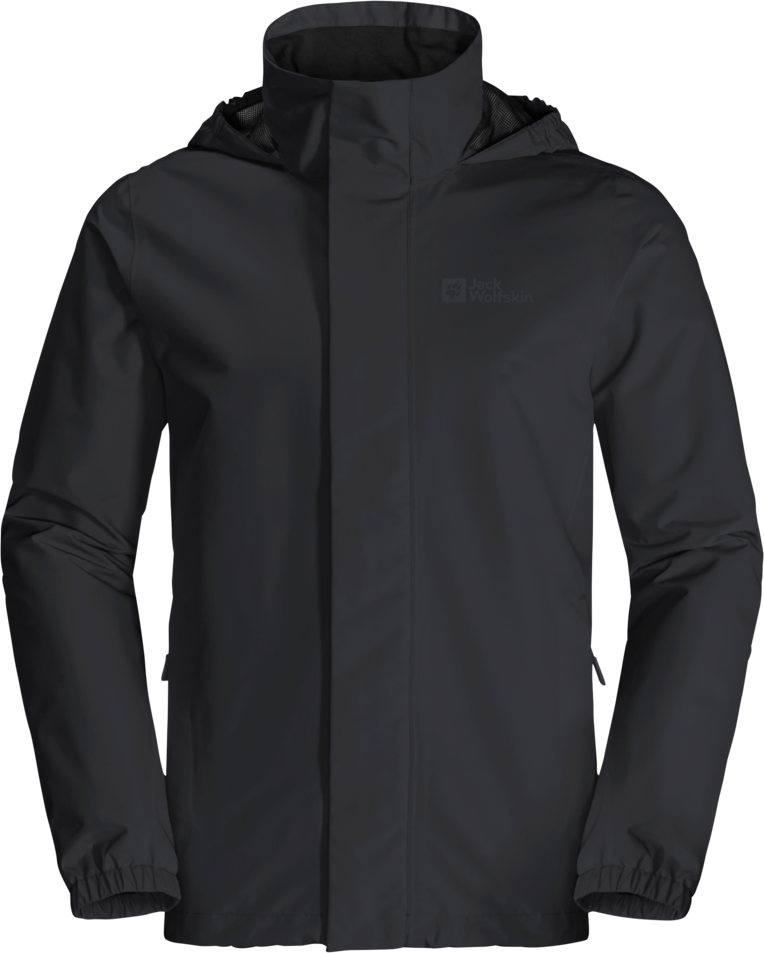 Jack Wolfskin Men’s Stormy Point 2-Layer Jacket Black