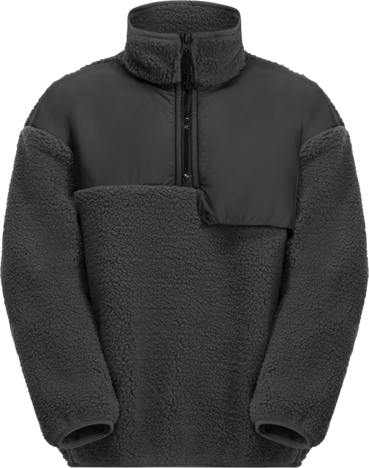 Jack Wolfskin Teens' Halfzip Fleece Granite Black Jack Wolfskin