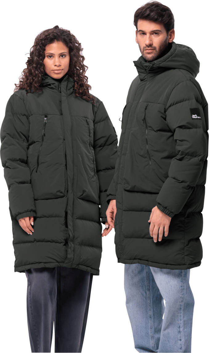 Wolfskin coat deals long dark