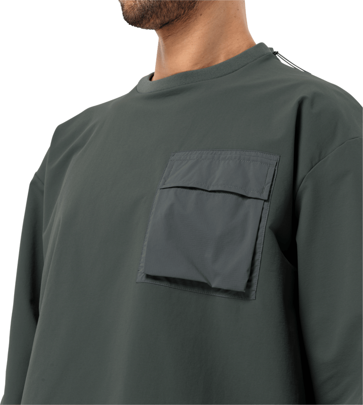 Jack Wolfskin Men's Wandermood Pullover Slate Green Jack Wolfskin