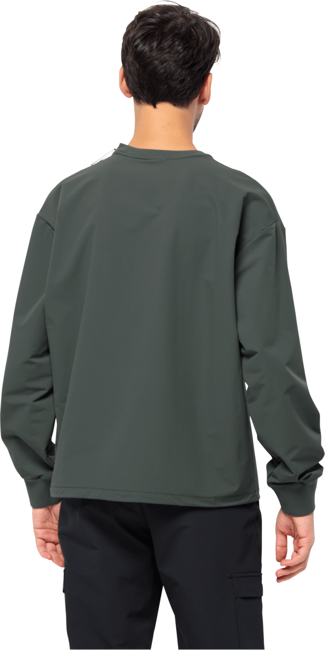 Jack Wolfskin Men's Wandermood Pullover Slate Green Jack Wolfskin