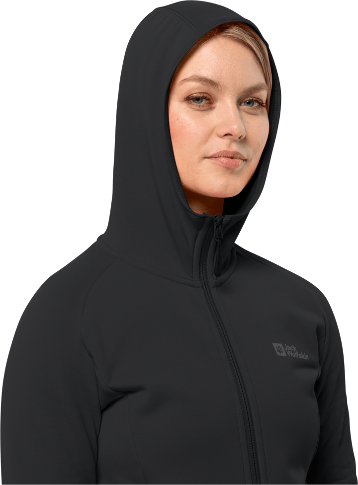 Jack Wolfskin Women s Baiselberg Hooded Full Zip Black