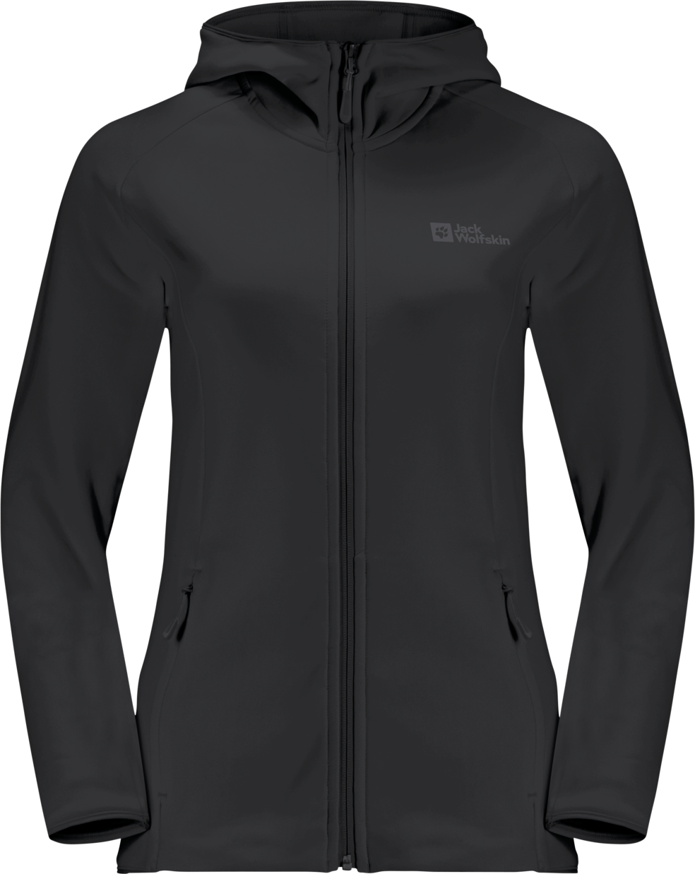 Jack Wolfskin Women's Baiselberg Hooded Full Zip Black