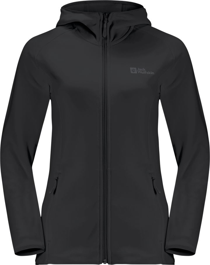 Jack Wolfskin Women's Baiselberg Hooded Full Zip Black Jack Wolfskin