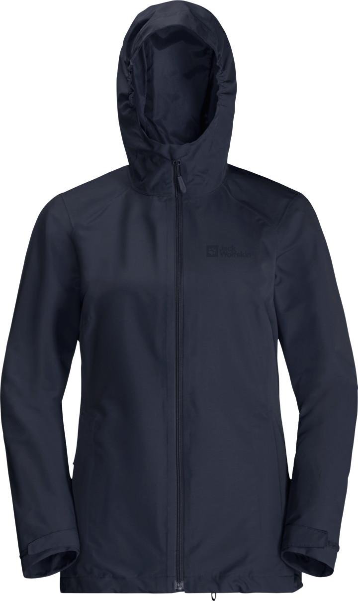 Jack Wolfskin Women's Besler 2-Layer Jacket Night Blue Jack Wolfskin