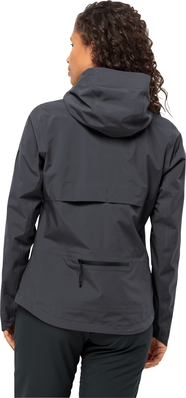 Jack Wolfskin Women's Bike Commute Mono Jacket Phantom Jack Wolfskin