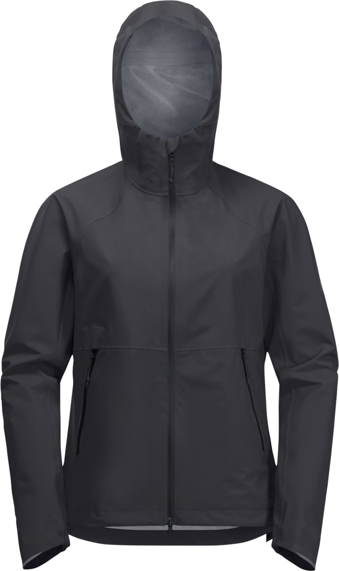 Jack Wolfskin Women's Bike Commute Mono Jacket Phantom Jack Wolfskin