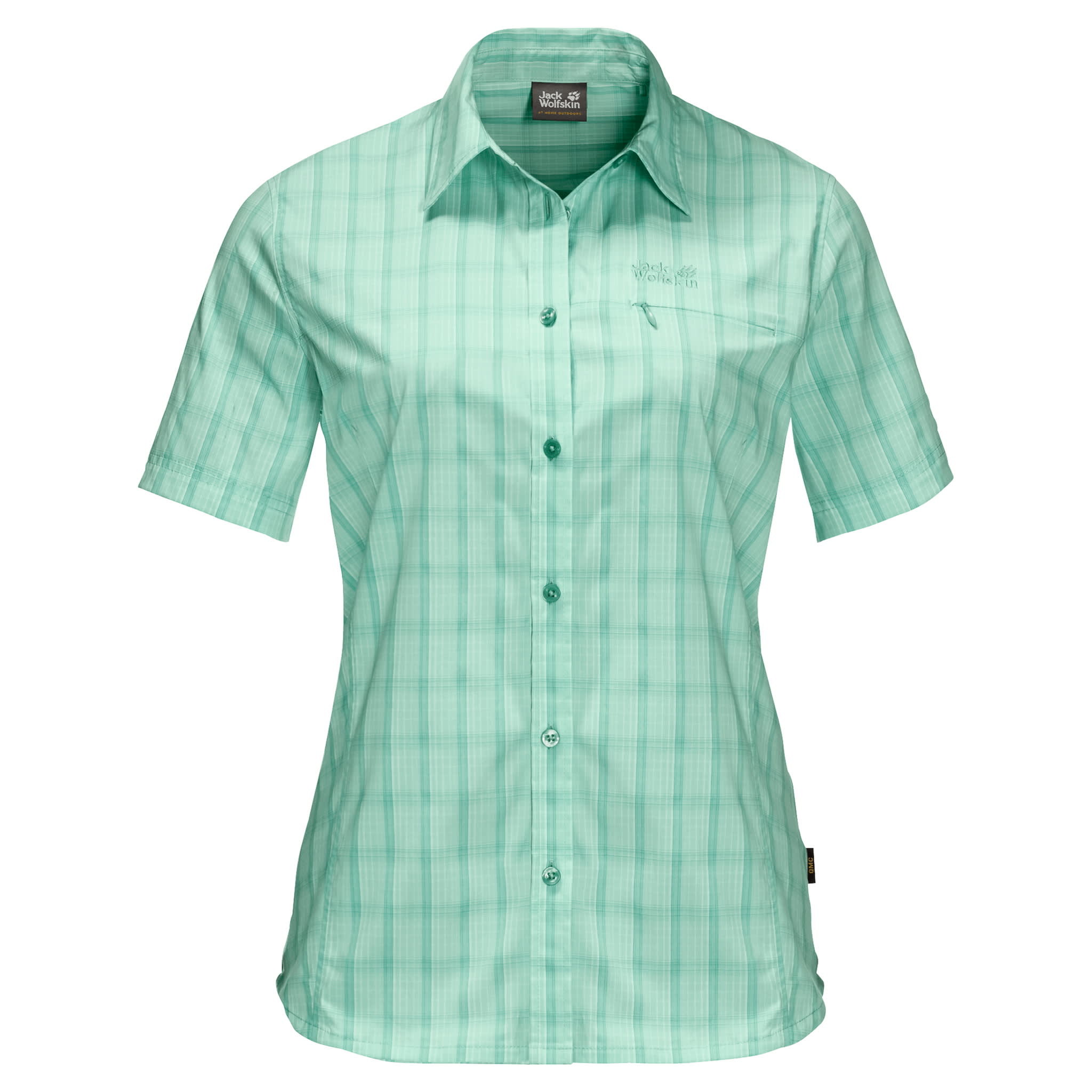 Jack Wolfskin Women’s Centaura Shirt Pacific Green Checks