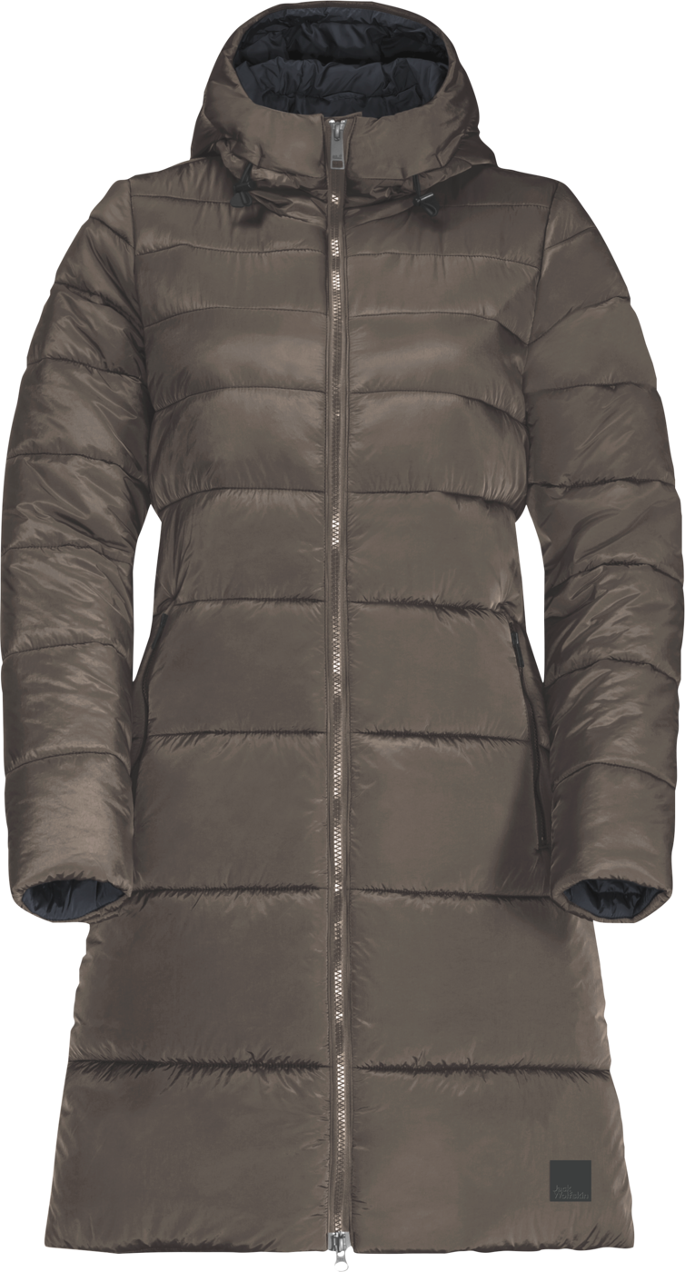 Jack Wolfskin Women’s Eisbach Coat Cold Coffee