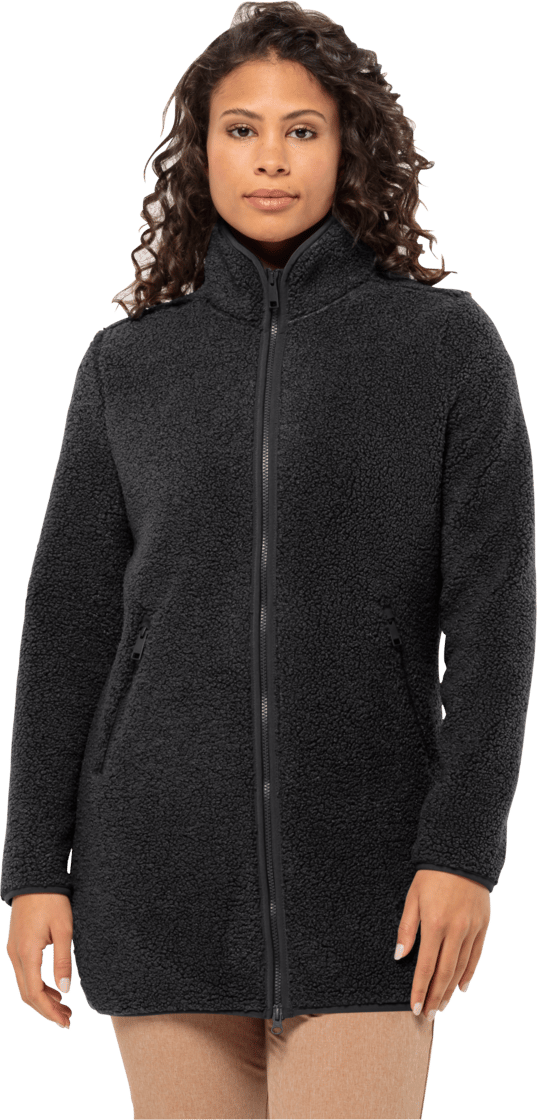 Jack Wolfskin Women's High Curl Coat Black Jack Wolfskin