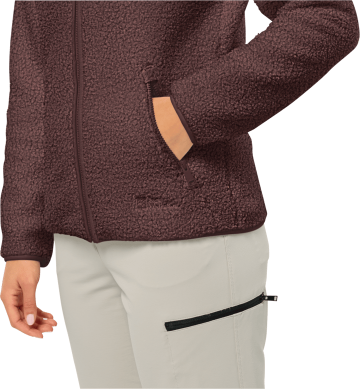 WALDSEE HOODED JKT W - boysenberry XS - Women's fleece jacket – JACK  WOLFSKIN