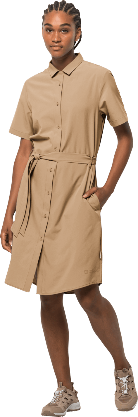 Jack Wolfskin Women's Holiday Midi Dress Sand Storm Jack Wolfskin