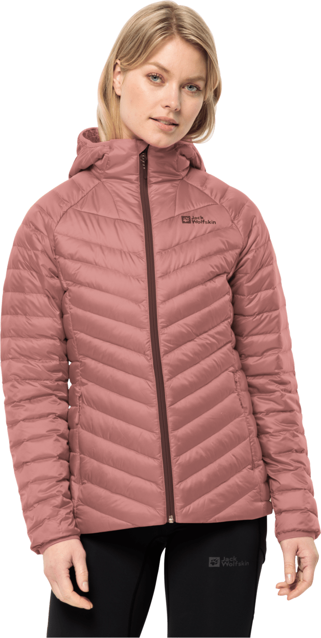 Jack Wolfskin Women's Passamani Down Hoody Blush Powder Jack Wolfskin