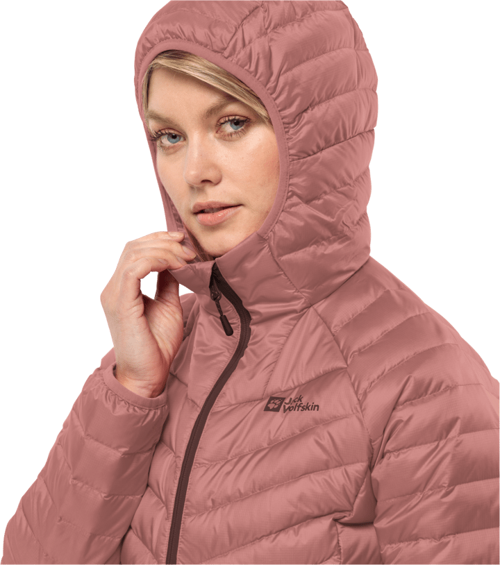 Jack Wolfskin Women's Passamani Down Hoody Blush Powder Jack Wolfskin