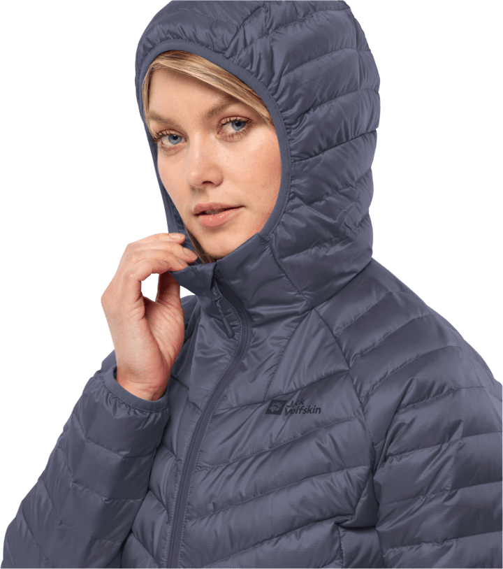 Jack Wolfskin Women's Passamani Down Hoody Dolphin Jack Wolfskin