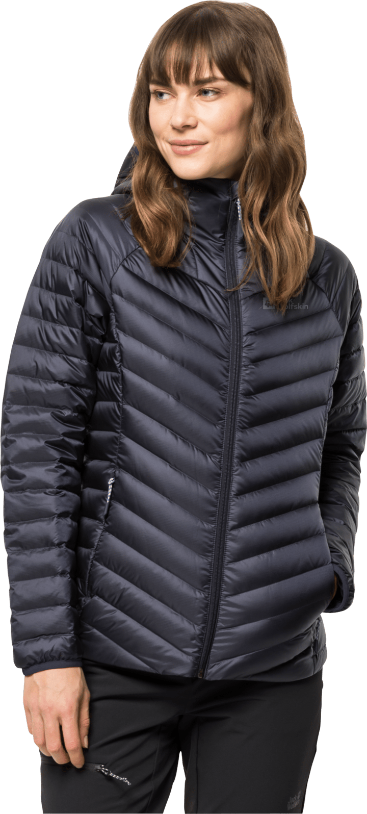 Jack Wolfskin Women's Passamani Down Hoody Graphite Jack Wolfskin