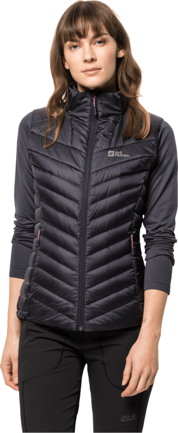 Jack Wolfskin Women's Passamani Down Vest Graphite Jack Wolfskin