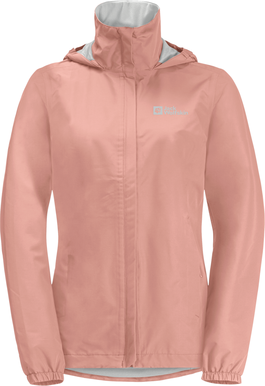 Jack Wolfskin Women’s Stormy Point 2-Layer Jacket Rose Dawn