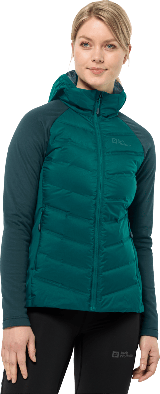 Jack Wolfskin Women s Tasman Down Hybrid Sea Green