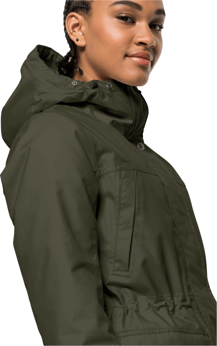 Jack Wolfskin Women's Winterfrost Insulated Parka Island Moss Jack Wolfskin