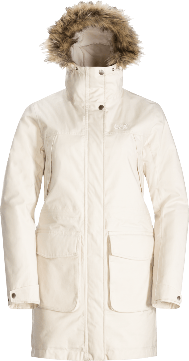 Jack Wolfskin Women's Winterfrost Insulated Parka Winter Pearl Jack Wolfskin