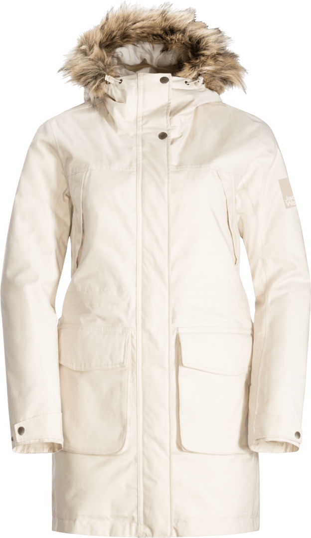 Jack Wolfskin Women's Winterfrost Insulated Parka Winter Pearl Jack Wolfskin