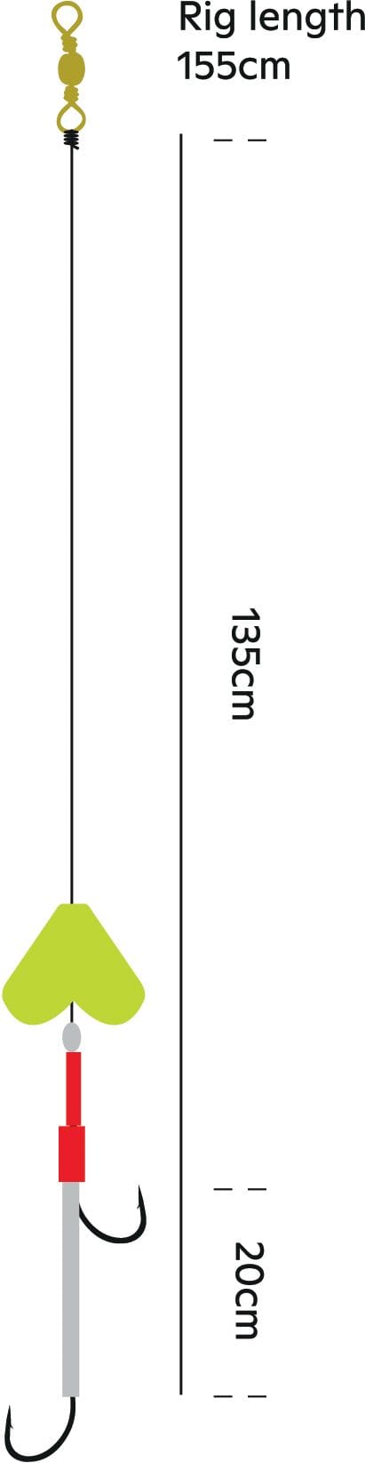 Kinetic Kinetic Sabiki Halibut Allround #9/0 Kinetic