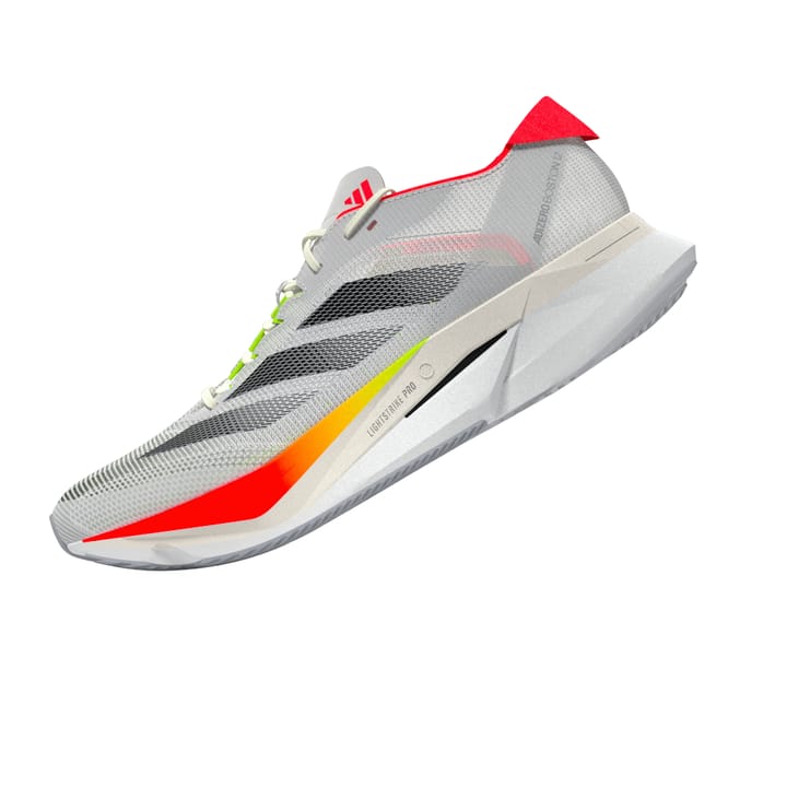 Adidas Men's Adizero Boston 12 Shoes Ftwr White/core Black/lucid Red Adidas