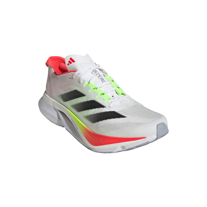 Adidas Men's Adizero Boston 12 Shoes Ftwr White/core Black/lucid Red Adidas