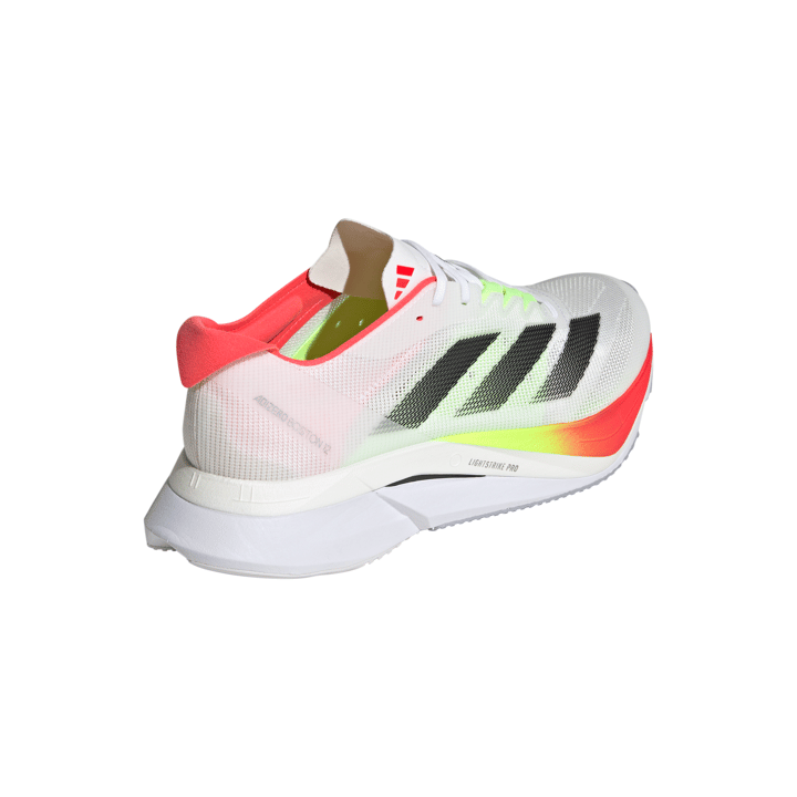 Adidas Men's Adizero Boston 12 Shoes Ftwr White/core Black/lucid Red Adidas