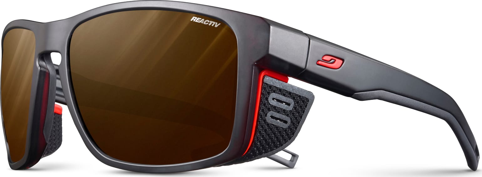 Julbo Shield M Reactiv 2-4 Polarized Matt Black/Orange