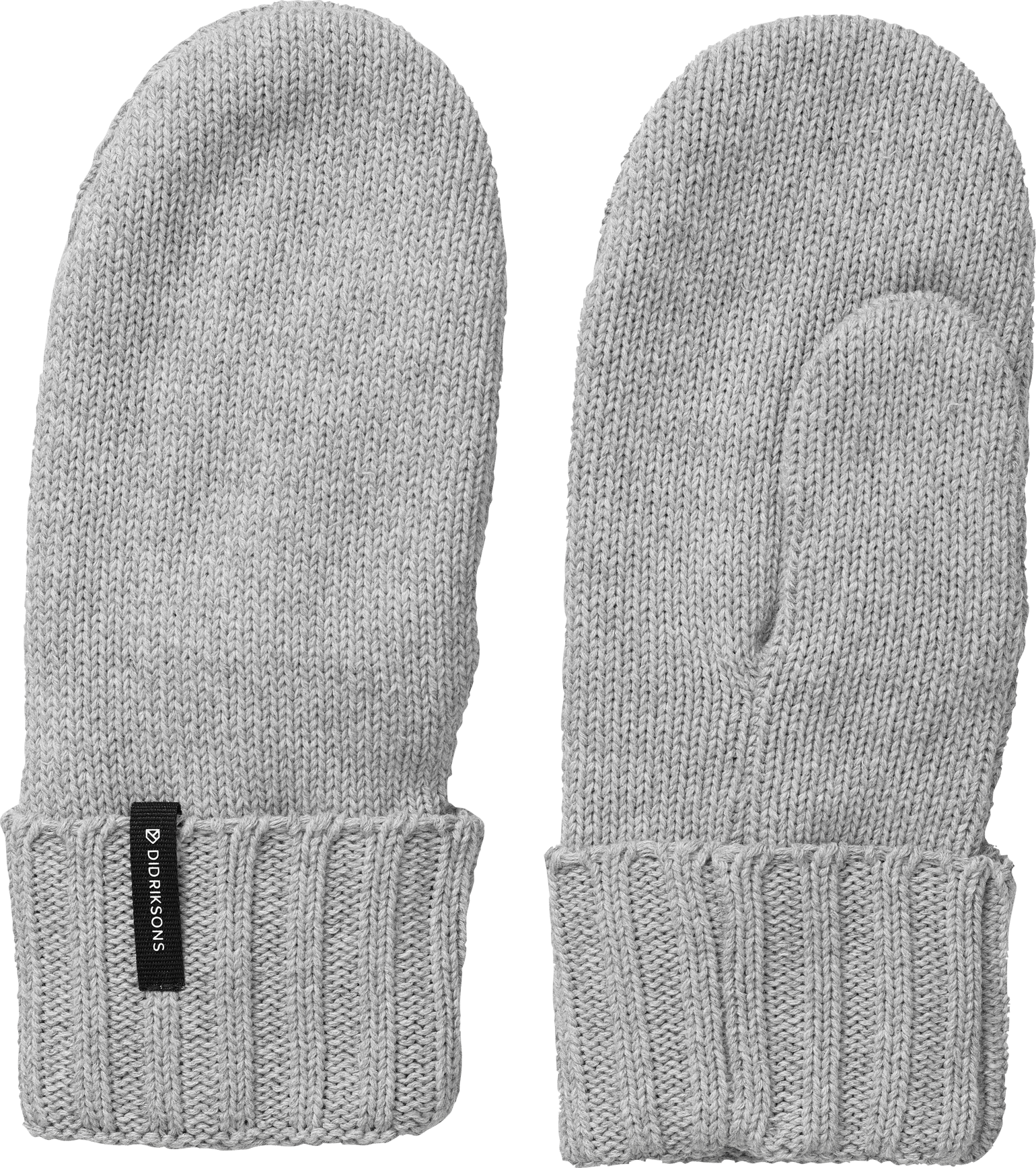 Didriksons Unisex Kaj Mittens 3 Grey Melange