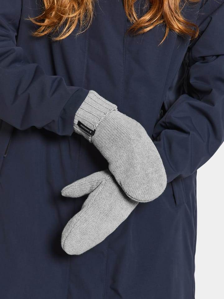 Didriksons Unisex Kaj Mittens 3 Grey Melange Didriksons