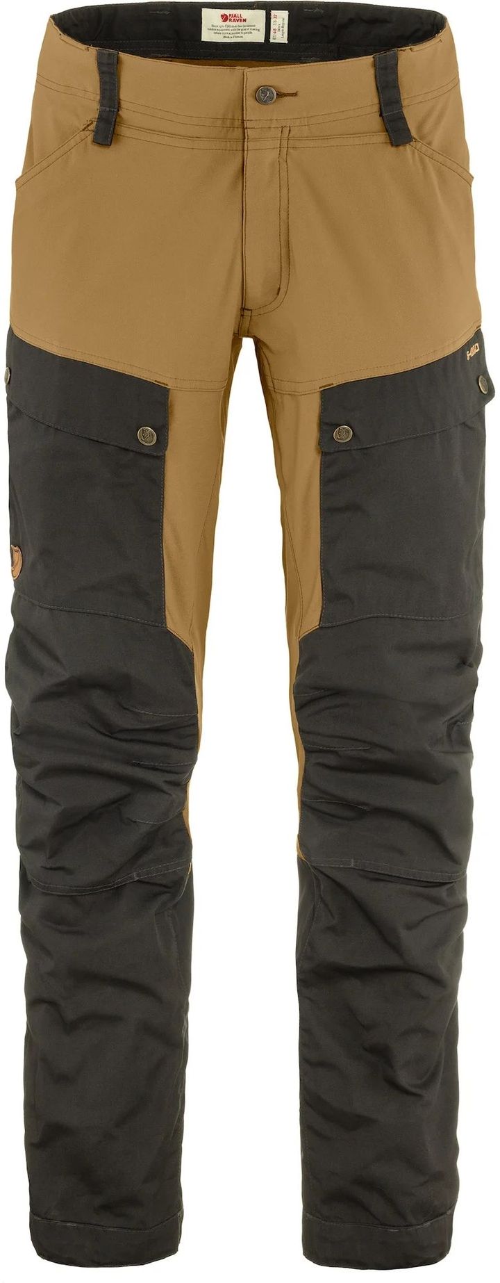 Fjällräven Men's Keb Trousers Dark Grey/Buckwheat Brown Fjällräven