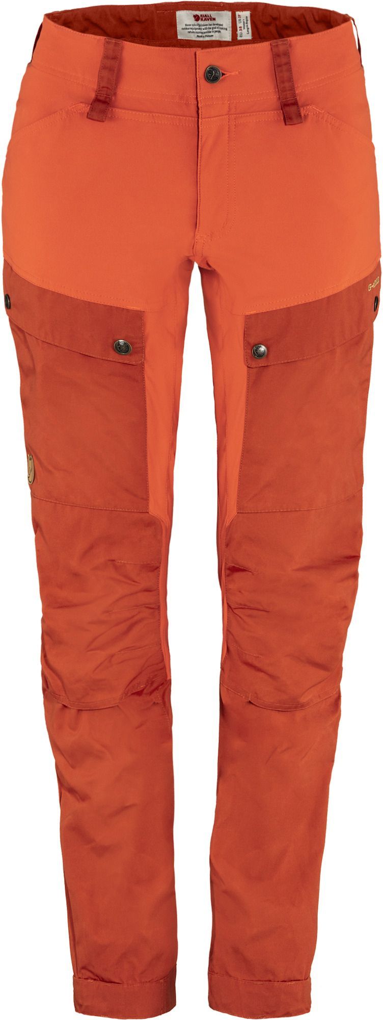 Fjällräven Women's Keb Trousers Curved Cabin Red-Rowan Red