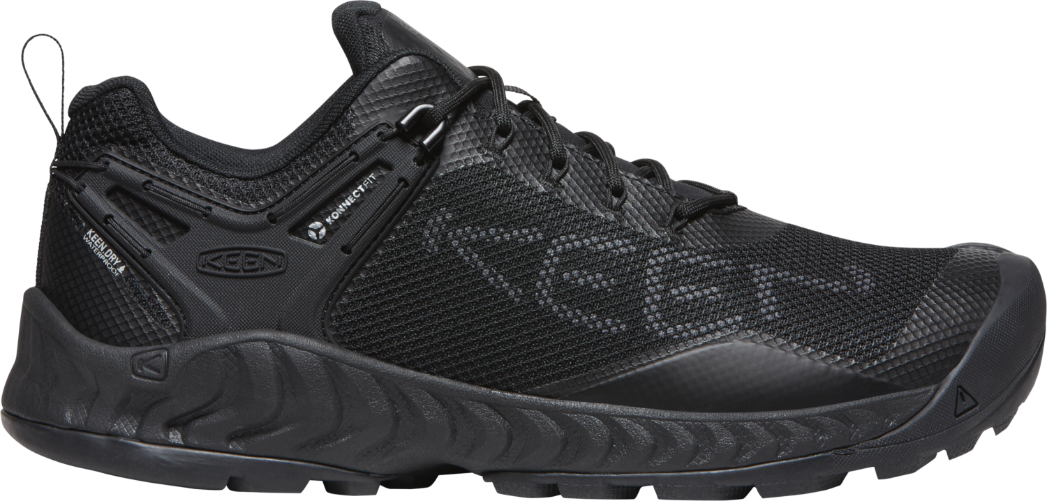 Keen Keen Men's NXIS EVO Waterproof Shoe Triple Black 43, Triple Black