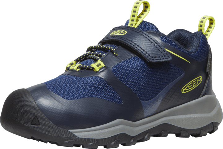 Keen Kids' Wanduro Waterproof Shoe Sky Captain-Evening Primrose Keen