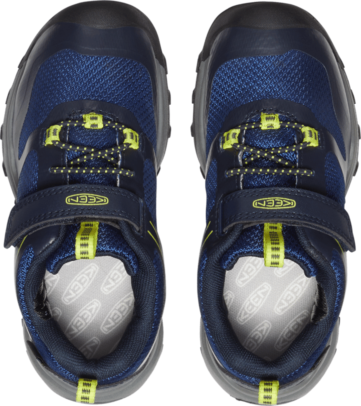 Keen Kids' Wanduro Waterproof Shoe Sky Captain-Evening Primrose Keen