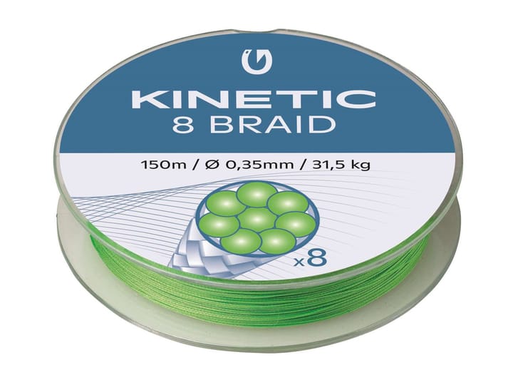 Kinetic Kinetic 8 Braid Fluo Green Kinetic