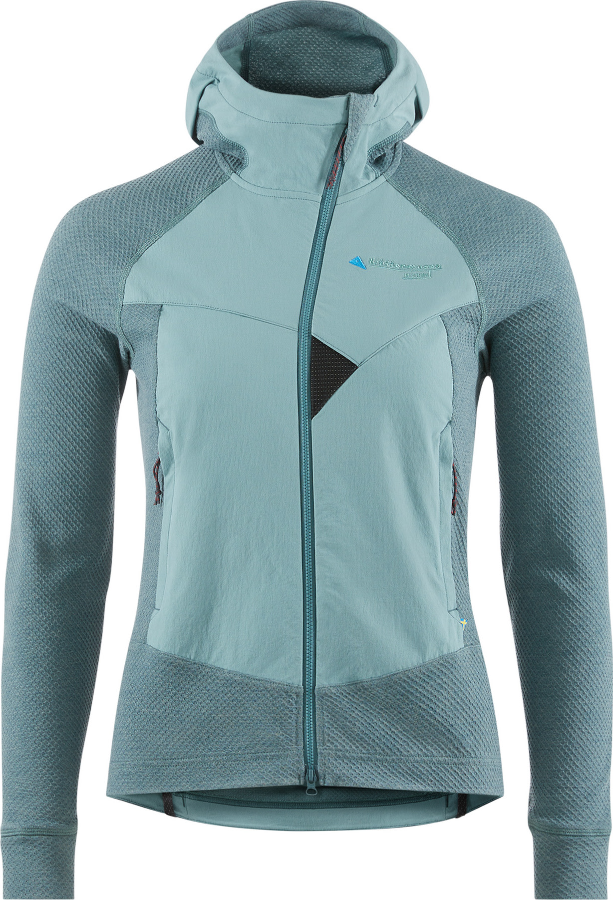 Klättermusen Women’s Hugin Zip Hoodie Frost Green/Jade Green