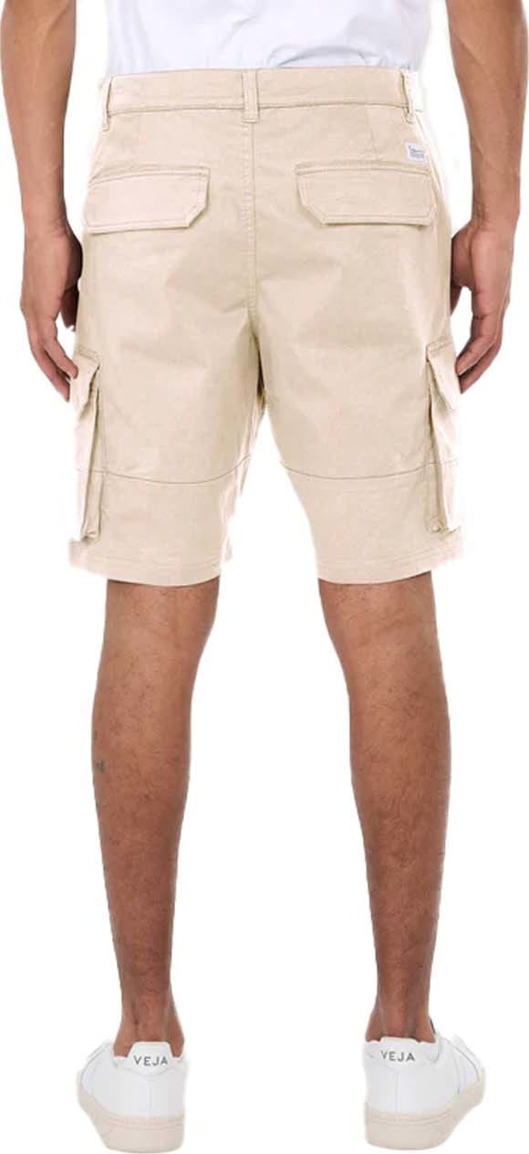 Knowledge Cotton Apparel Men's Cargo Stretched Twill Shorts  Light Feather Gray Knowledge Cotton Apparel