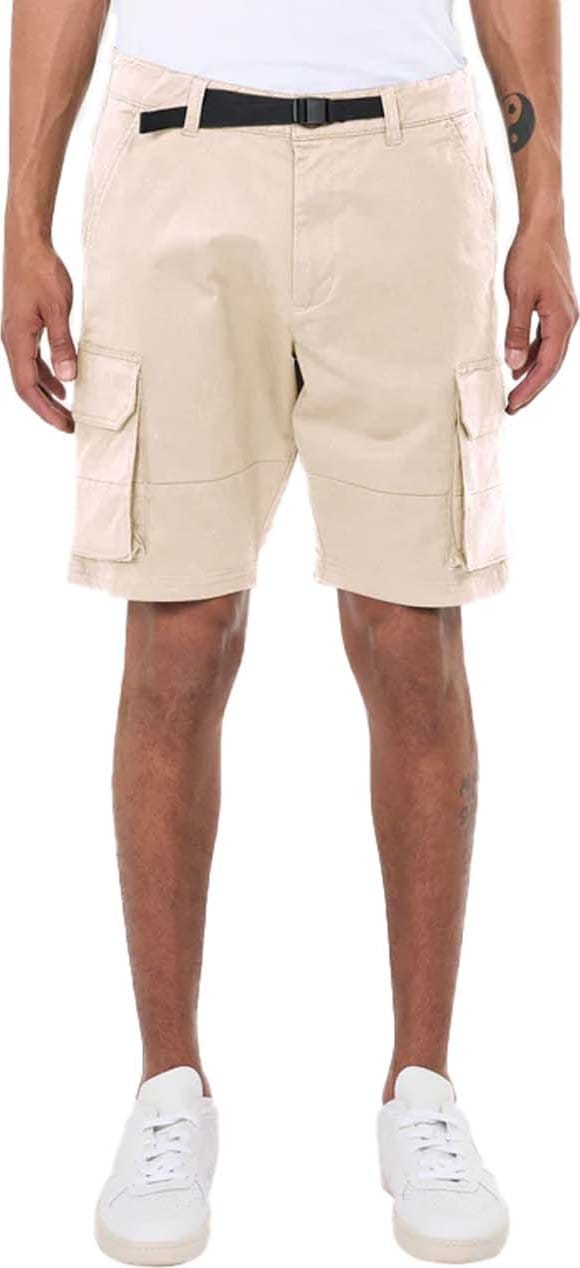 Knowledge Cotton Apparel Men's Cargo Stretched Twill Shorts  Light Feather Gray Knowledge Cotton Apparel