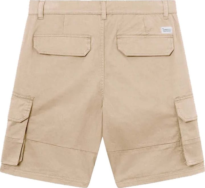 Knowledge Cotton Apparel Men's Cargo Stretched Twill Shorts  Light Feather Gray Knowledge Cotton Apparel