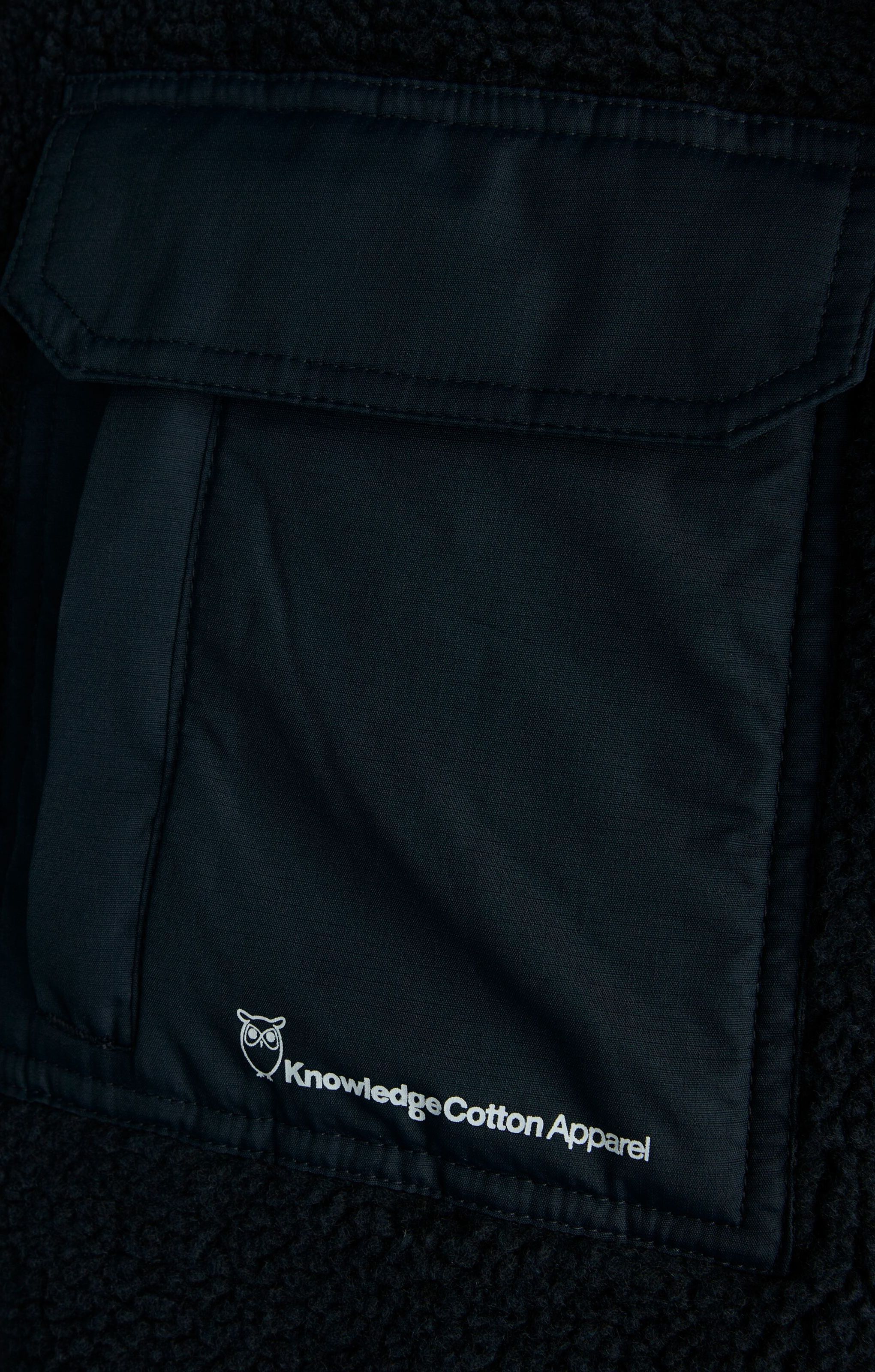 Knowledge Cotton Apparel Teddy Fleece Zip Sweat - Grs/vegan - Mid layer  jackets 