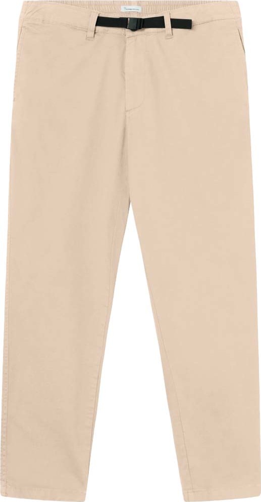 Men’s Regular Twill Pant Belt Details Light Feather Gray