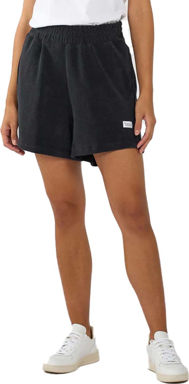 Women’s Terry Elastic Waist Shorts  Black Jet