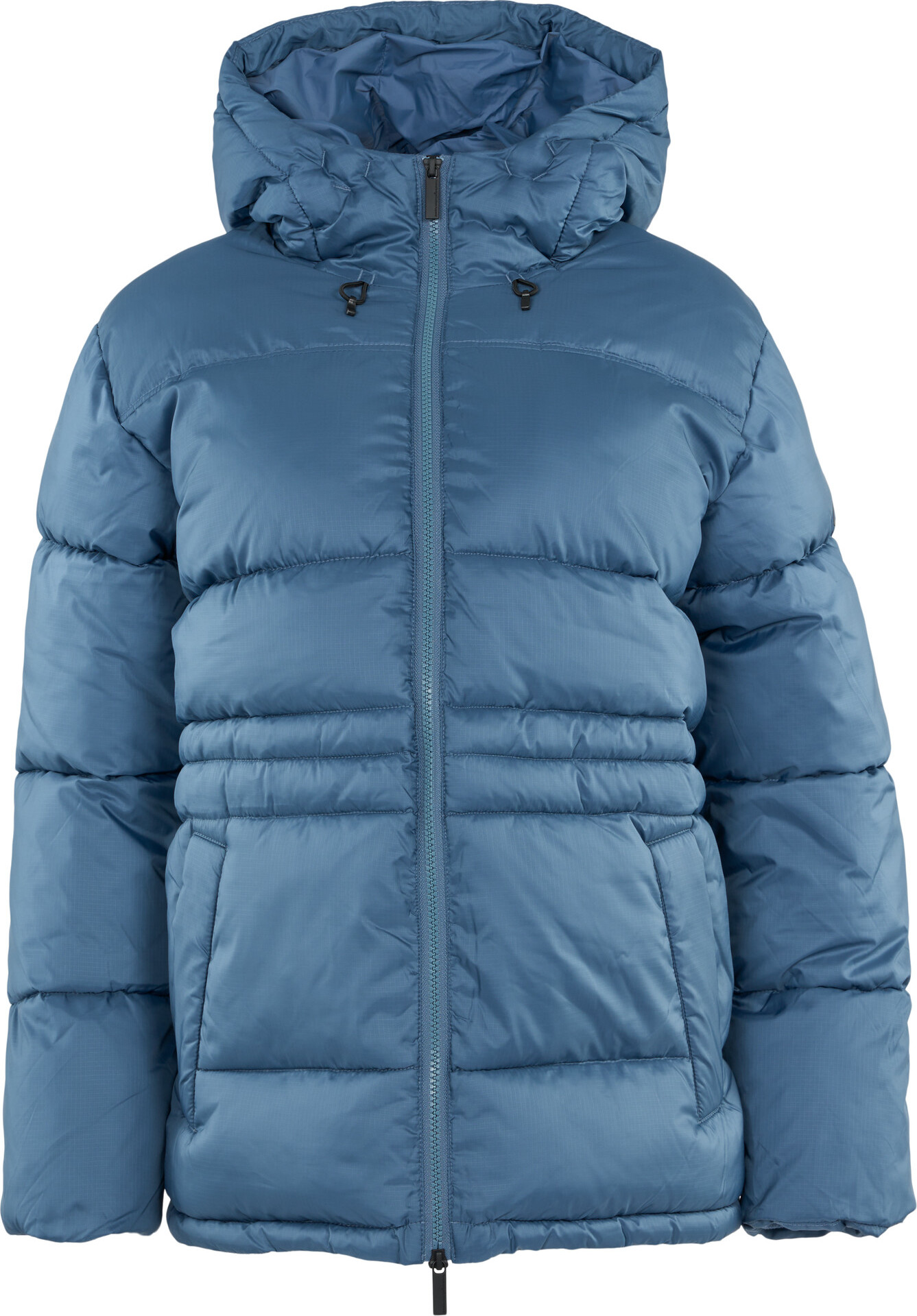 Knowledge Cotton Apparel Women’s Thermore™ Short Puffer Jacket Thermoactive™ China Blue
