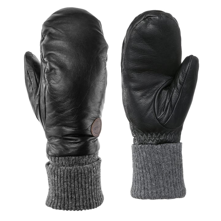 Kombi Women's Rolly Leather Mittens Black Kombi