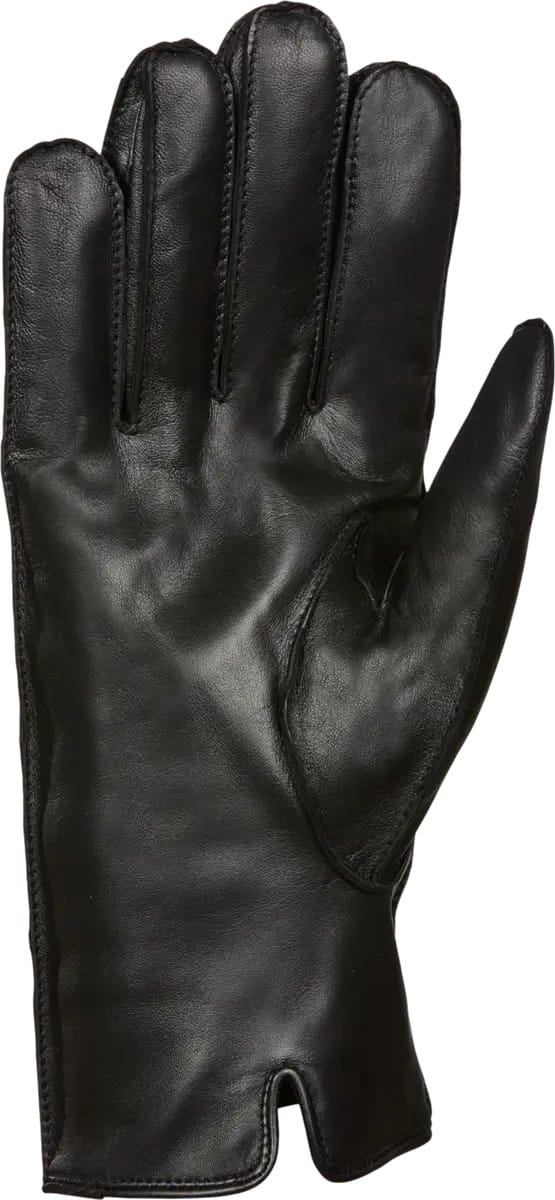 Black leather men's gloves on sale