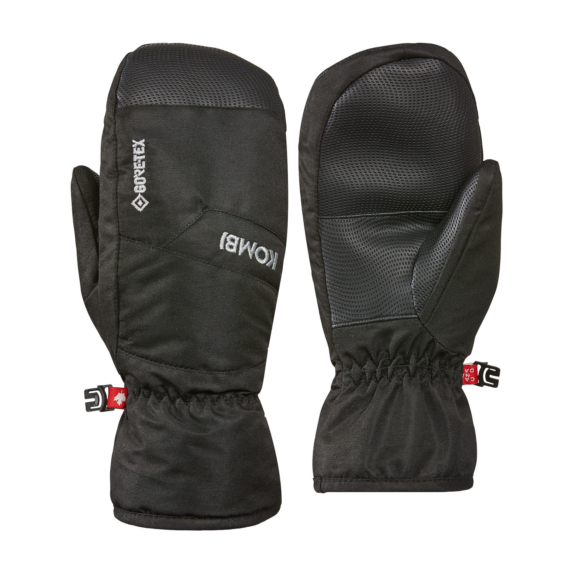 Kombi Juniors’ Shadowy GORE-TEX Mittens Black-asphalt